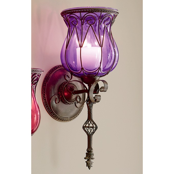 Captured Glass Wall Sconce, , large