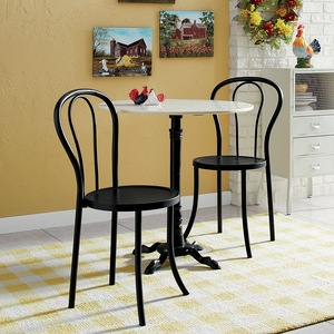 Two-Tone Marble Bistro Table, , large