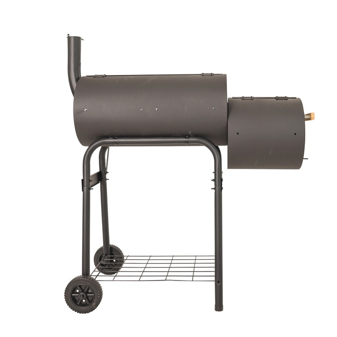 Fire Sense 43-inch Offset Charcoal Grill, , large