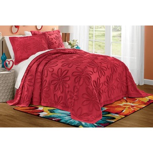 Fleur Chenille Bedspread, , large