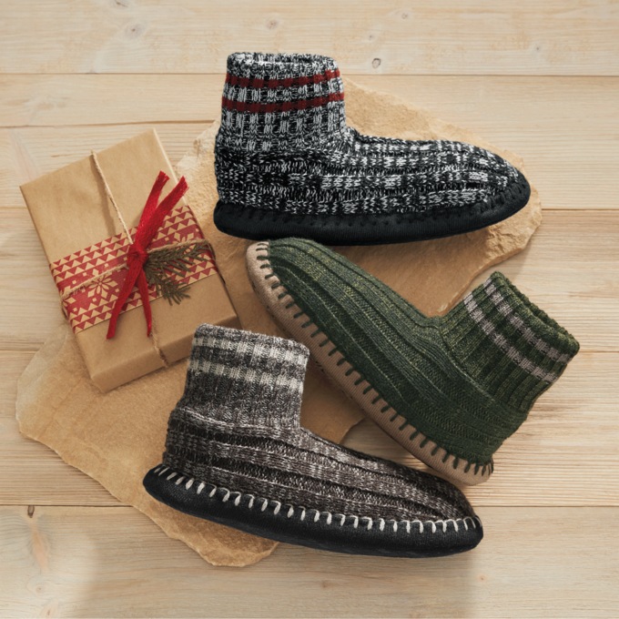 MUK LUKS Cuff Slipper Bootie, , large
