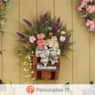 Outdoor Personalized Hanging Basket, , large