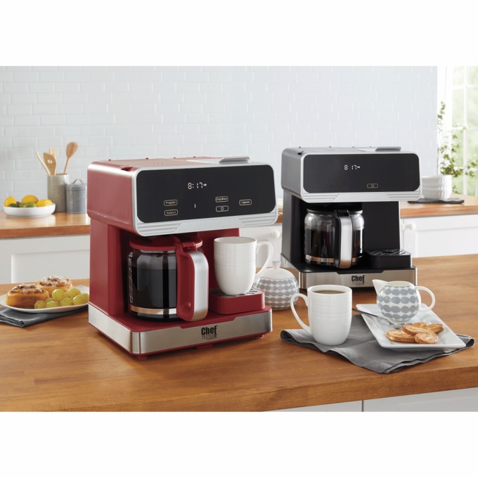 Chef Tested 2-Way Digital Coffee Maker, , large