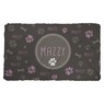 Personalized Paw-and-Bones Pattern Throw Blanket, , large