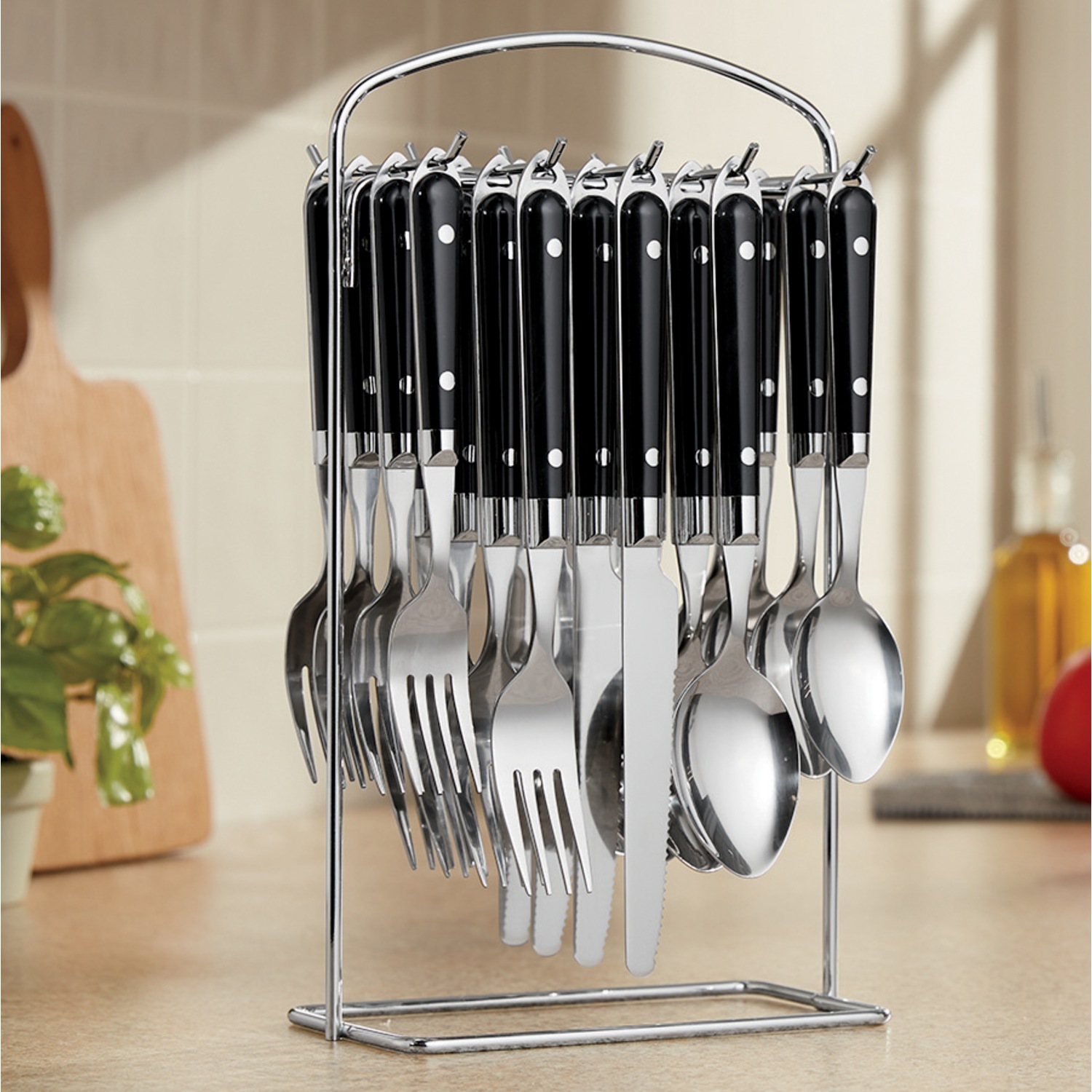 20Piece Hanging Flatware Set Country Door