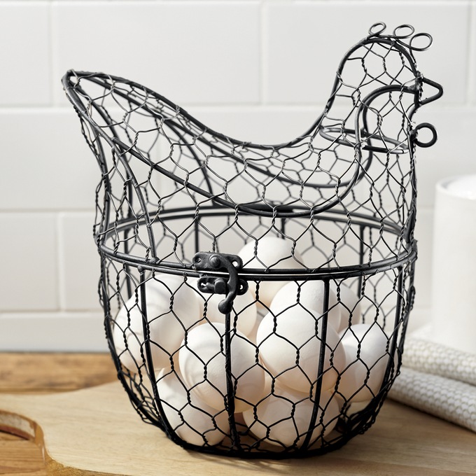 Chicken Wire Hen Basket Country Door