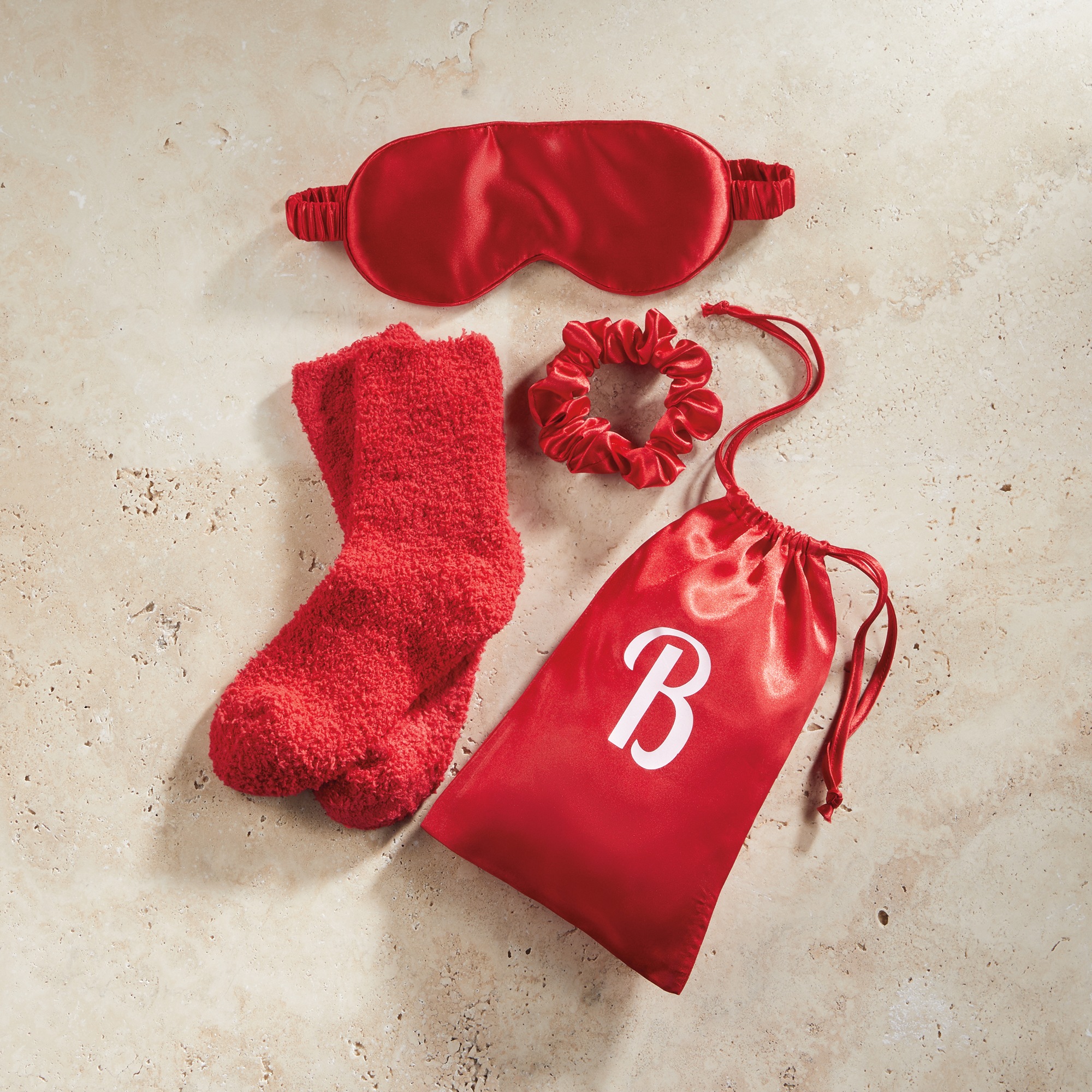 3-Piece Just For You Sleep Gift Set in a Bag, Red, large
