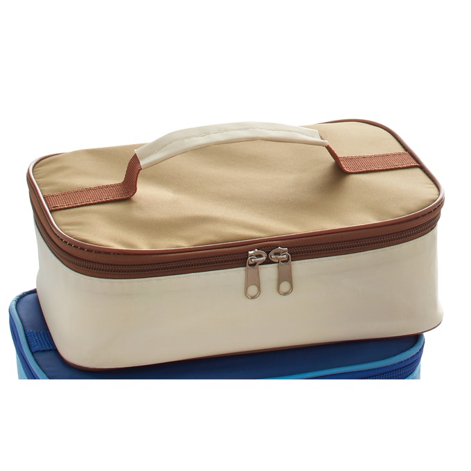 Compartment Lunch Box, Beige, large