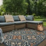 Leeway Medallion Indoor/Outdoor Area Rug, , large