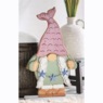 Chunky Wood Lit Coastal Gnome, , large