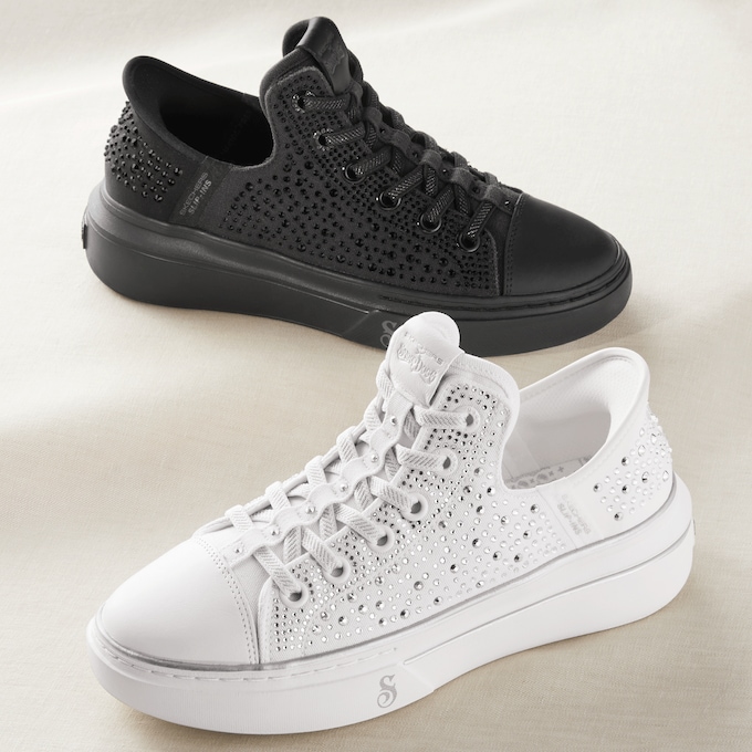 Skechers Women's Slip-Ins Snoop One Rhinestone Shoe, , large