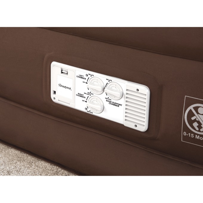 Beautyrest 18" Duet Adjustable Queen Air Bed, , large