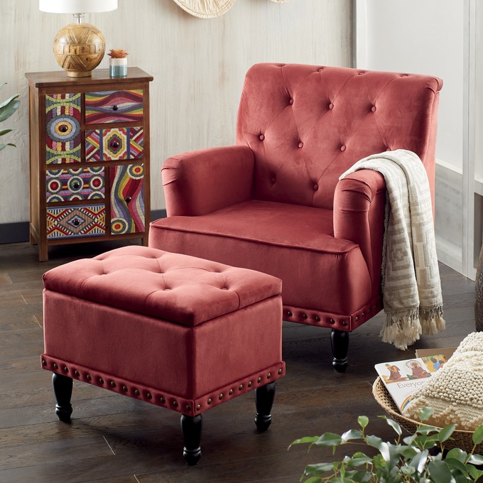 Ember Tufted Chair, , large