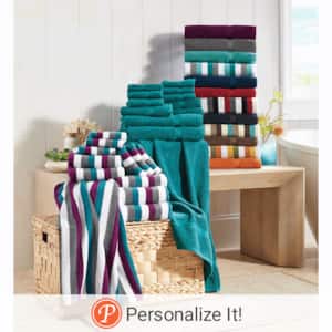 12-Piece Serene Cotton Terry Bath Towel Set, , large