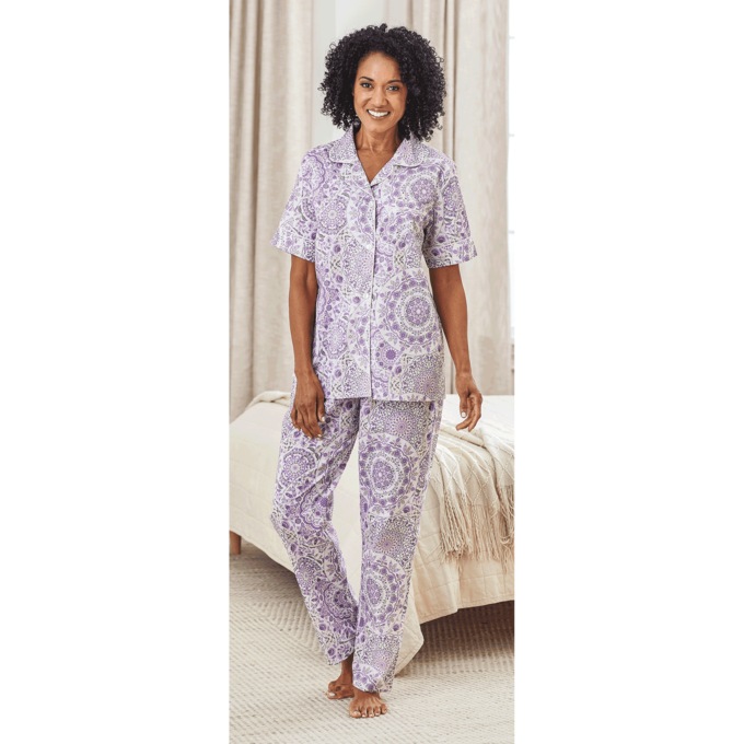 Woven Print Pajama, , large