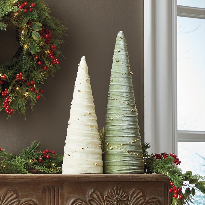 Velvet Christmas Tree Décor, , large