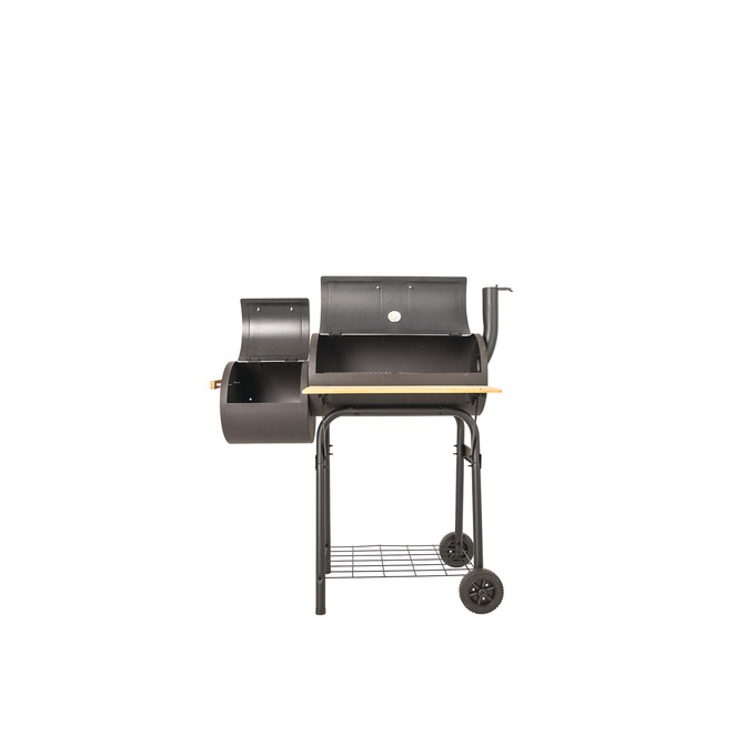 Fire Sense 43-inch Offset Charcoal Grill, , large