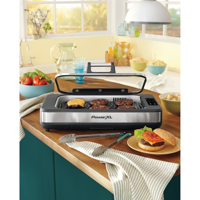 Power XL Smokeless Electric Indoor Removable Grill and Griddle