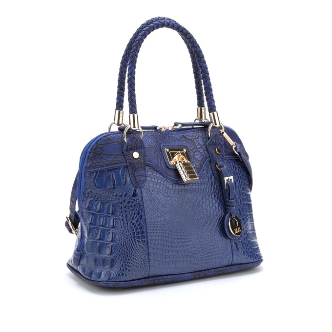 Lucy Braided Bag by Marc Chantal, Royal, large