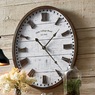 Oval Weathered Wall Clock, , large