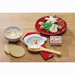 2-Piece Snowman Spoonrest and Spoon Set, , large