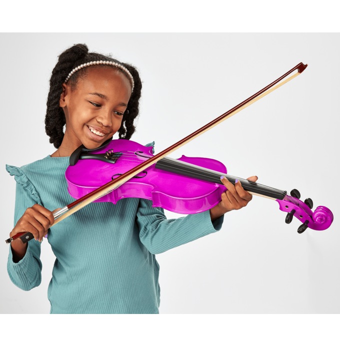 Colored Violin, Purple, large