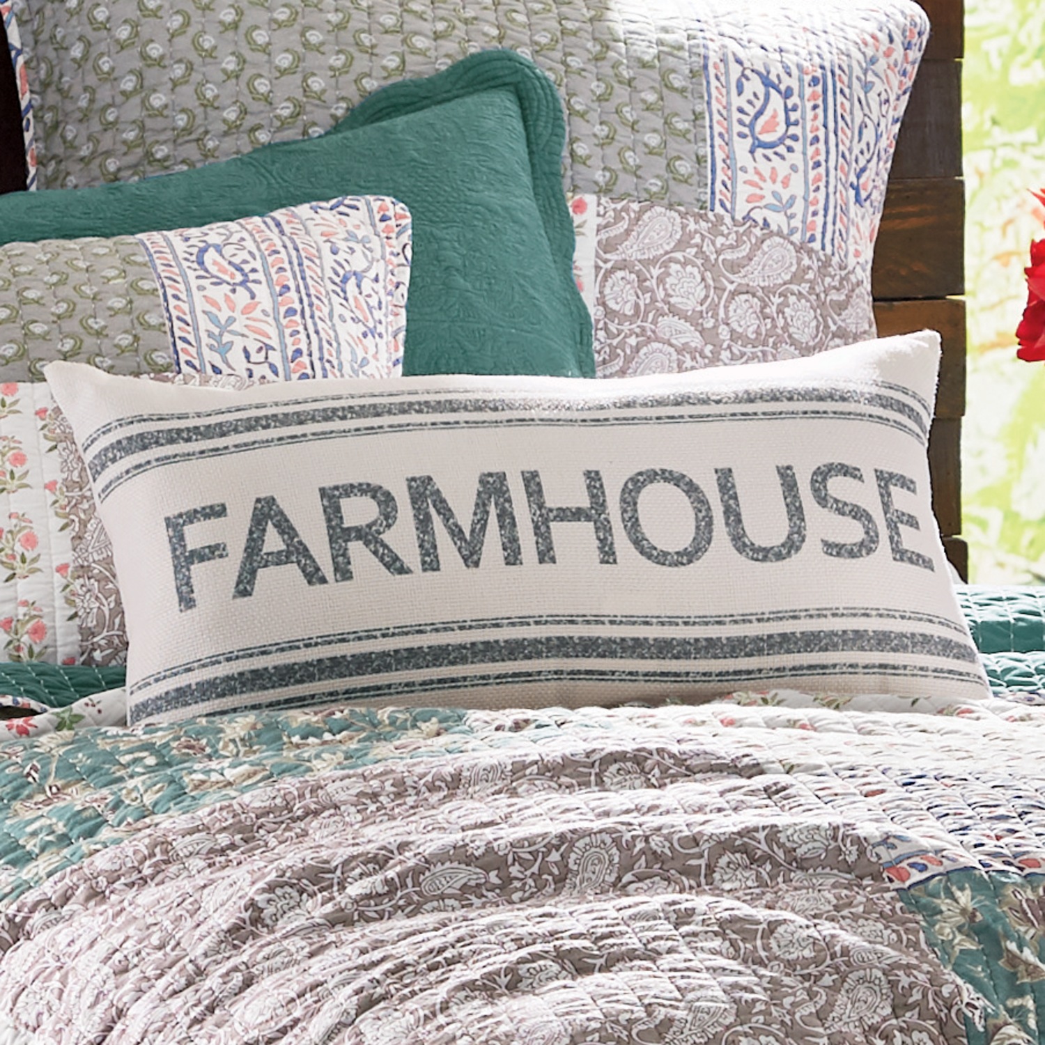 Farmhouse Pillow Country Door