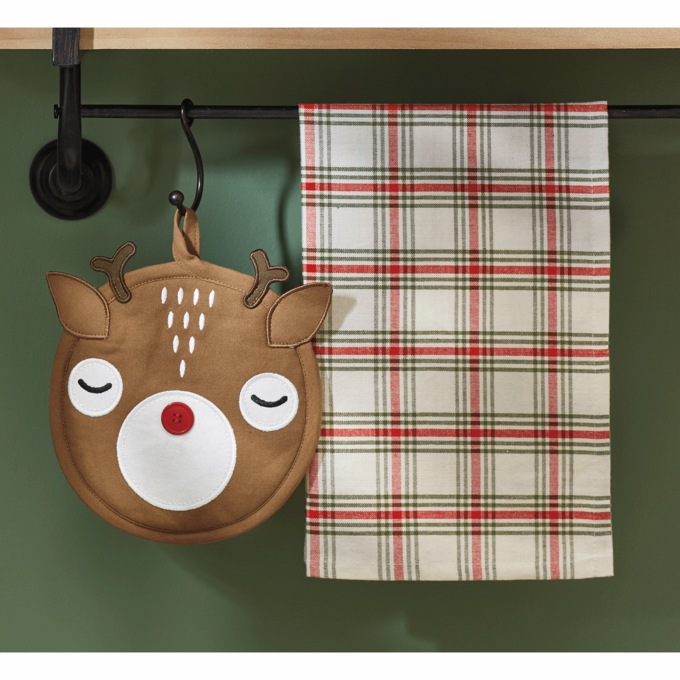 Reindeer Potholder Gift Set, , large