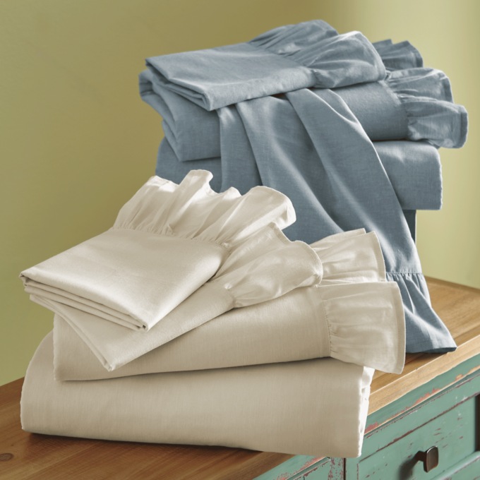 Denim Print Sheet Set, , large