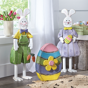 Chunky Wood Cutouts Easter Décor - Buy All 3 and Save, , large