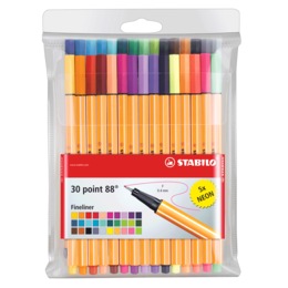 Stabilo Point 88 Wallet 30-Color Pen Set, , large