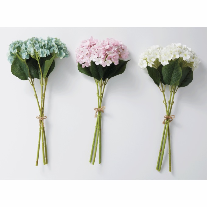 Set of 3 Hydrangea Stems, , large