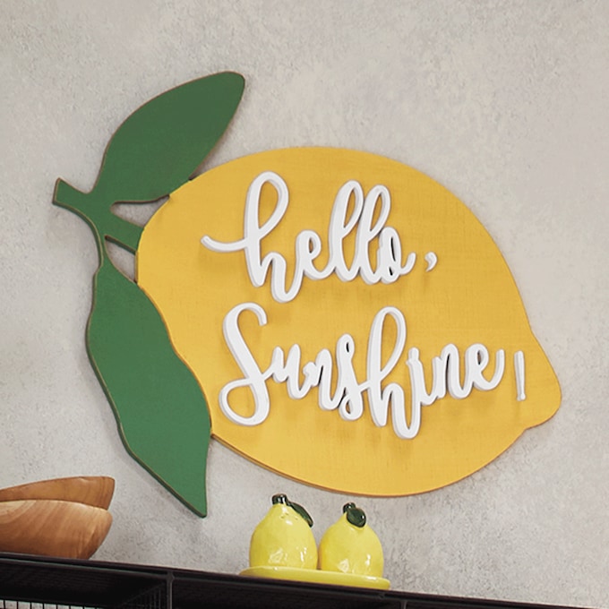 Lemon-Shaped Sign, , large
