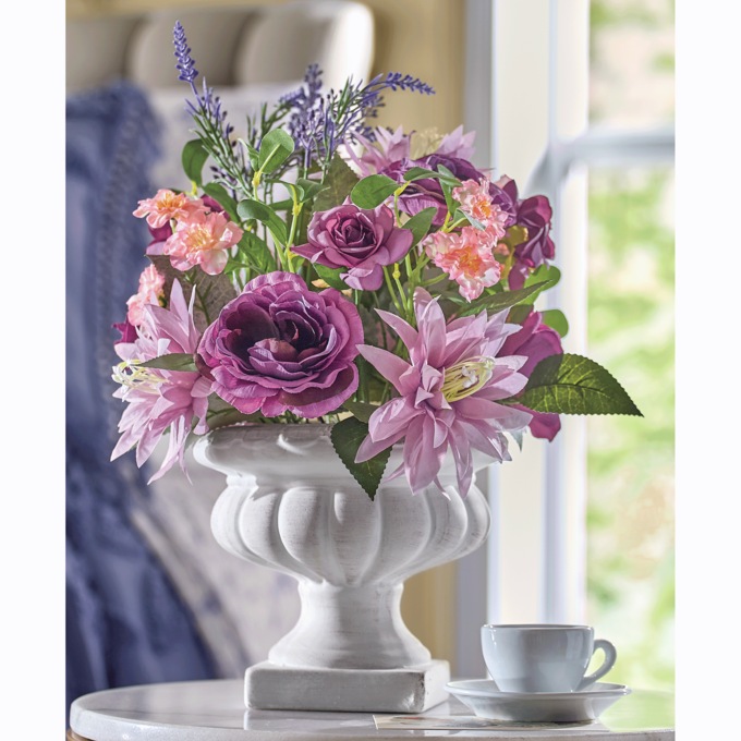 Romantic Potted Floral