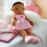 25" Plush Ballerina Doll, Black, large
