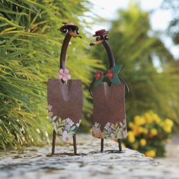 Set of 2 Duck Art Shovels, , large