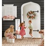 Outdoor Welcome Wreath with Burlap, , large
