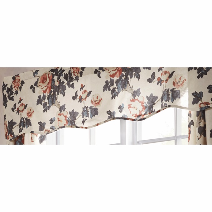 Fall Floral Valance, , large