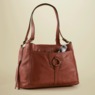 Born Conlan Leather Satchel, Saddle, large