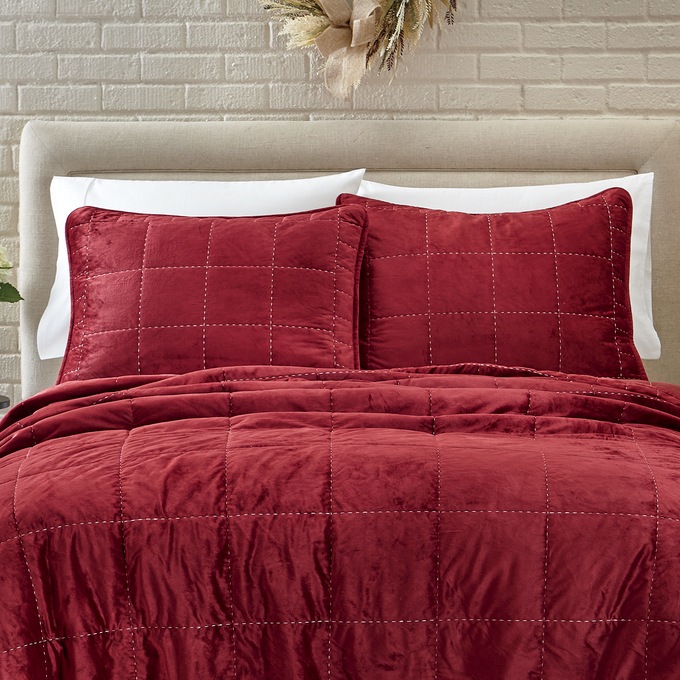 Piper Velvet Sham, , large
