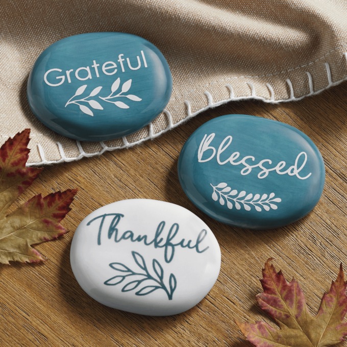 3-Piece Sentiment Stone Set, , large