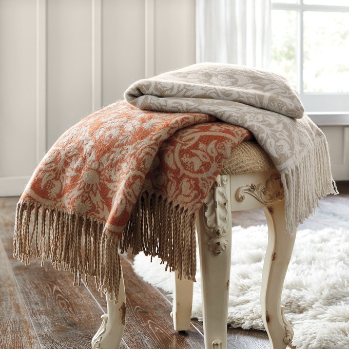 Damask Throw , , large