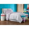 Reversible Dot and Stripe Down-Alternative Comforter Set, , large