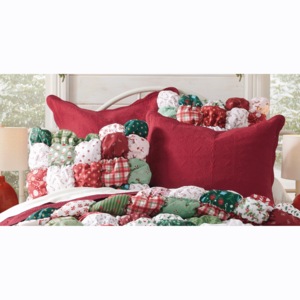 Holiday Puff Sham, , large