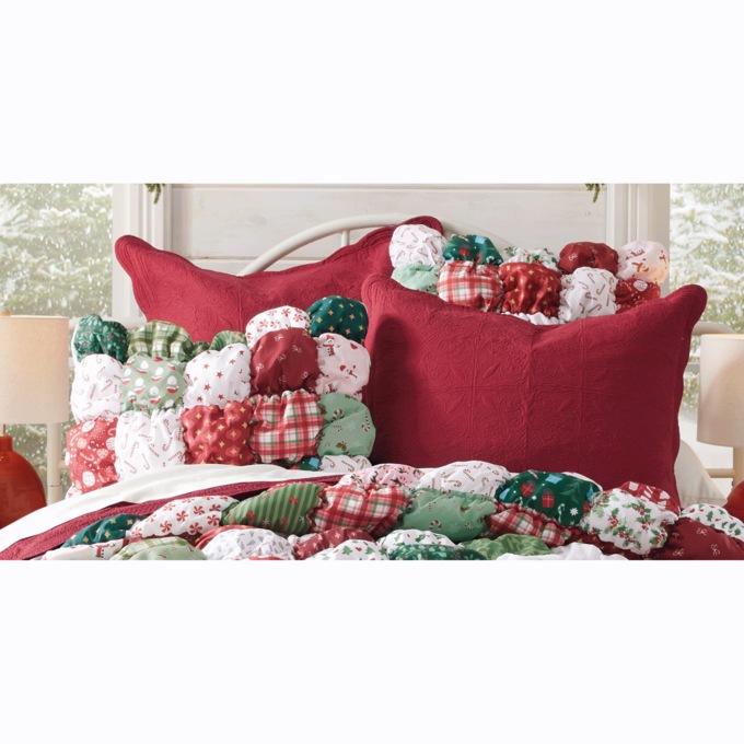 Holiday Puff Sham, , large