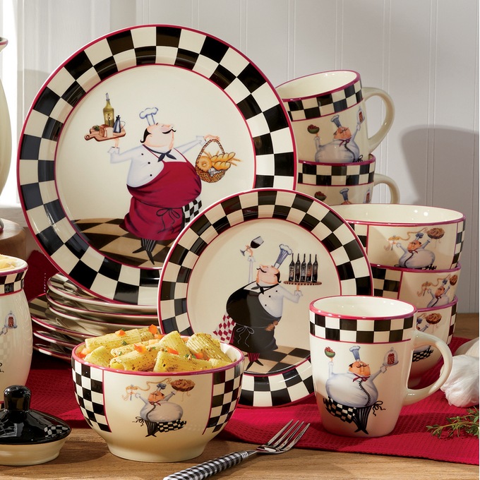 Bon Appetit Dinnerware Set And Canister Set Country Door