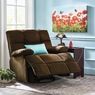 Microfiber Swivel Rocker Recliner, , large