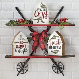 Ski Shelf with Bow, , large