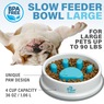 Paw Perfect Slow Feeder Bowl, , large