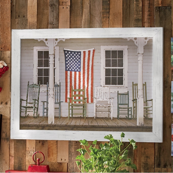 American Porch Wall Art Country Door